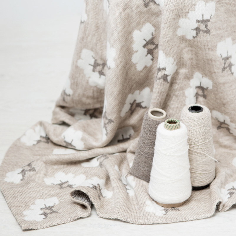 コットン柄のやさしいおくるみ - 画像 (4)