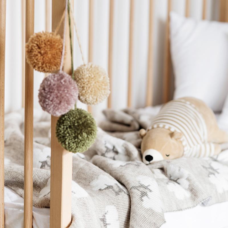 コットン柄のやさしいおくるみ - 画像 (5)